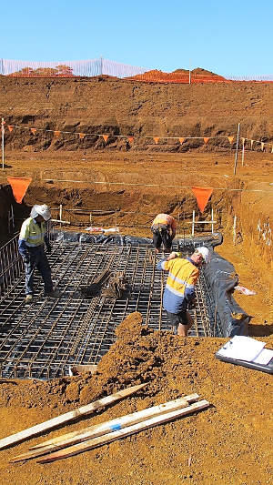 Construction teams working with contractor Brookfield Multiplex are rapidly transforming the site.
