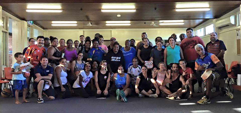 The Bundjalung Burners team and supporters.
