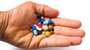 Handful of pills