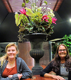 Maddy Braddon and Lorraine Tasker from Helping Hands Lismore