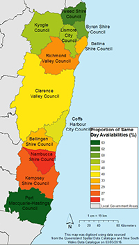 Map Northern Rivers