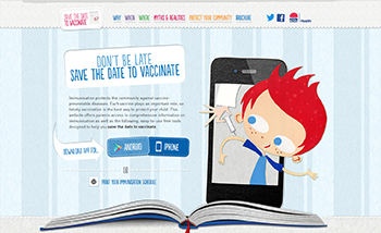 Save the Date to Vaccinate website