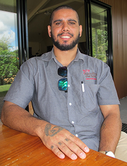 Former Namatjira Haven resident Roger Bartholomew is now a Youth Worker at Rekindling the Spirit.
