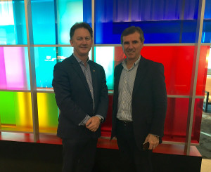 Dr Michael Gannon and Professor Bruce Robinson