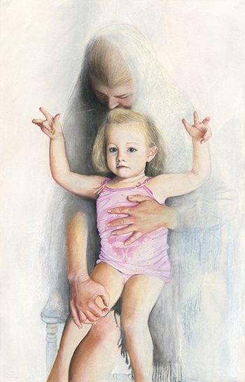 Golden Chain - pastel on paper Golden Chain - pastel on paper