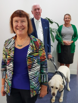 New HNC Board members Kerry Stubbs (front), Graeme Innes and CEO, Julie Sturgess